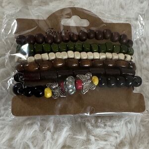Multicolor Beaded Bracelet Set
